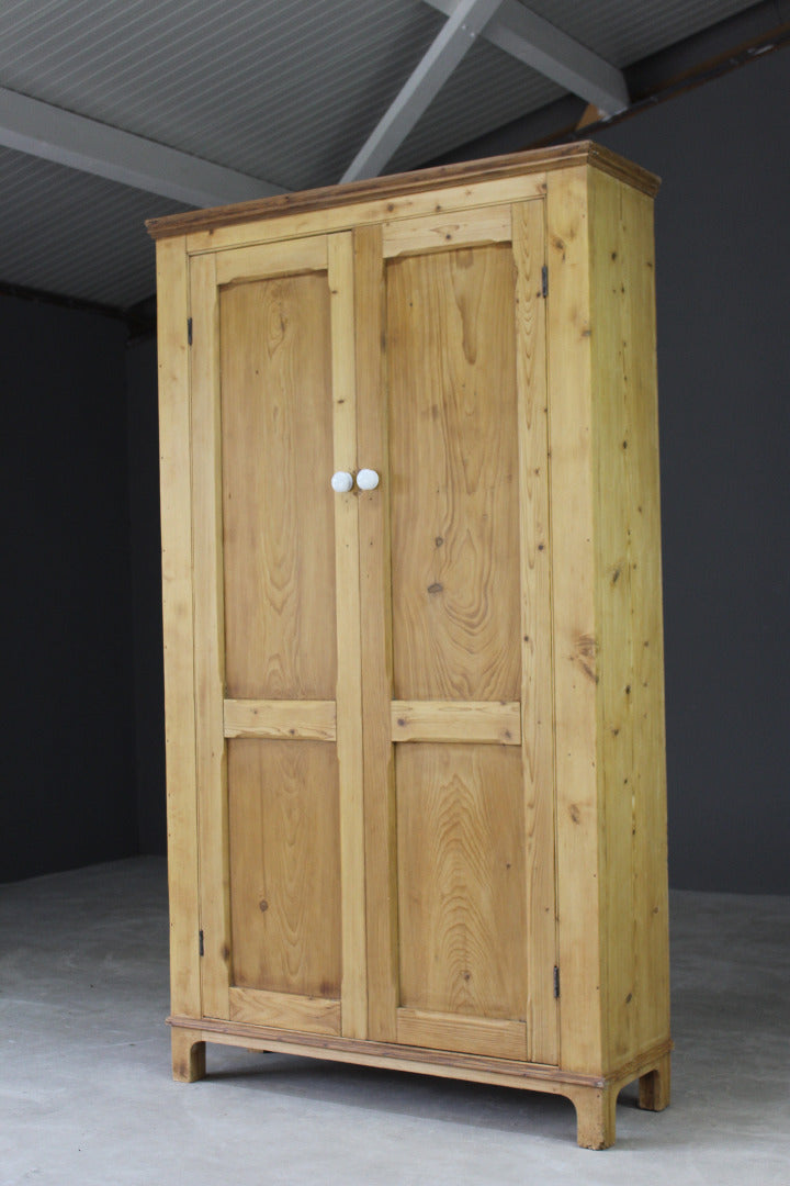 Stripped Pine Kitchen Cupboard Larder - Kernow Furniture