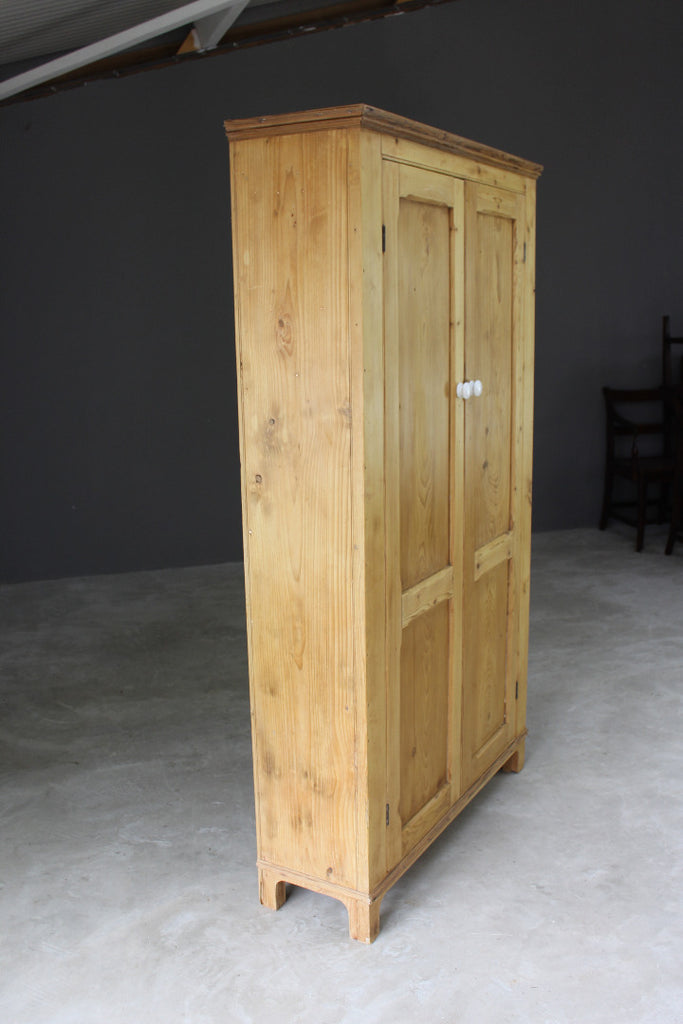 Stripped Pine Kitchen Cupboard Larder - Kernow Furniture