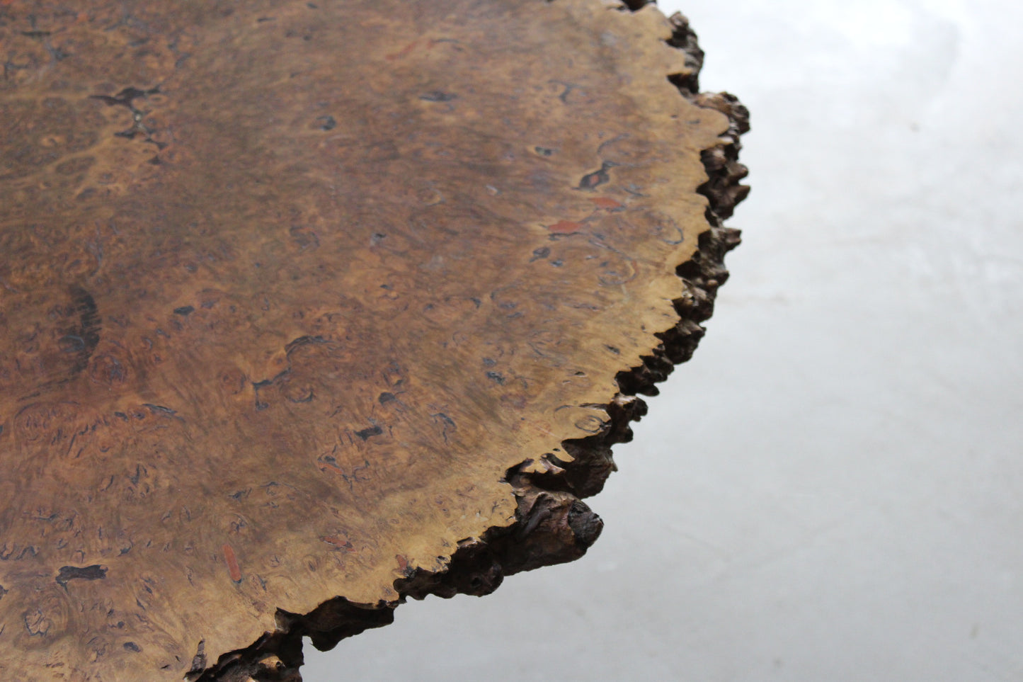 Jarrah Burr Slice Coffee Table - Kernow Furniture