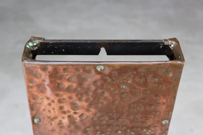 Hammered Copper Chimney Hood - Kernow Furniture