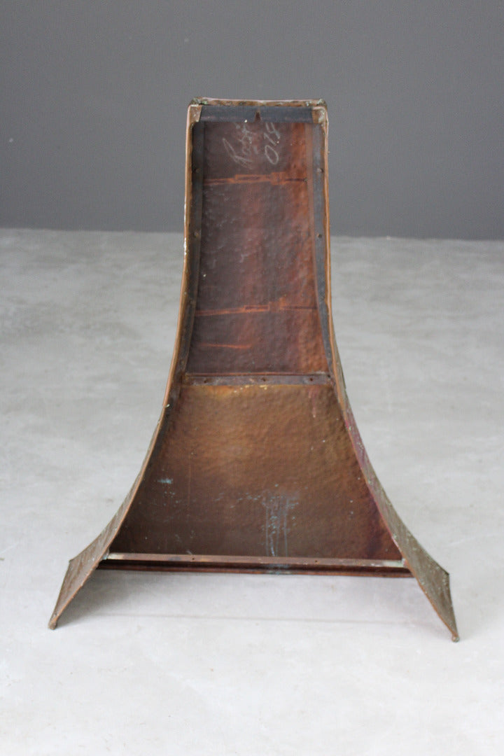 Hammered Copper Chimney Hood - Kernow Furniture