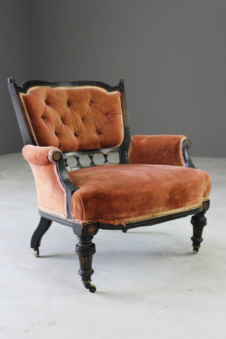 Victorian Aesthetic Movement Chair - Kernow Furniture