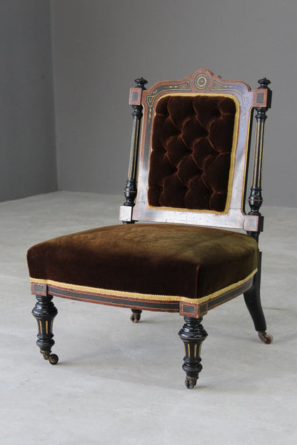 Victorian Aesthetic Movement Chair - Kernow Furniture