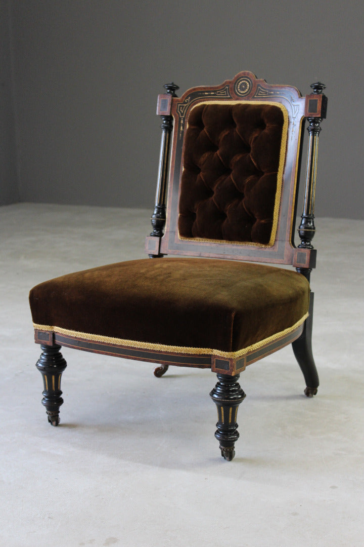 Victorian Aesthetic Movement Chair - Kernow Furniture