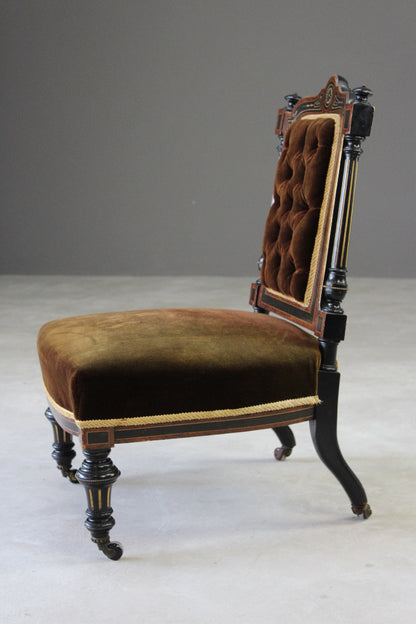 Victorian Aesthetic Movement Chair - Kernow Furniture