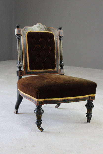 Victorian Aesthetic Movement Chair - Kernow Furniture