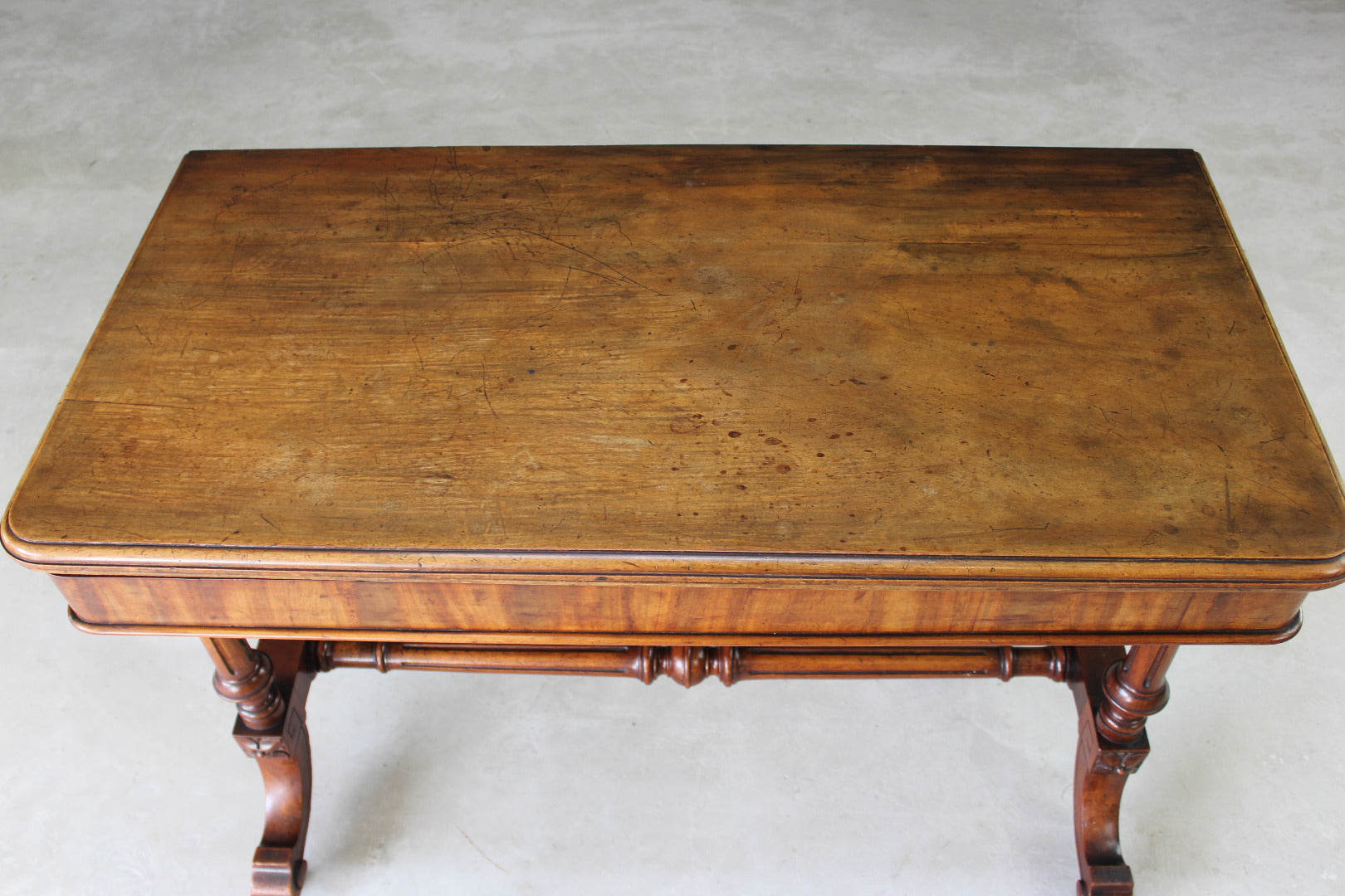 Victorian Mahogany Games Table - Kernow Furniture