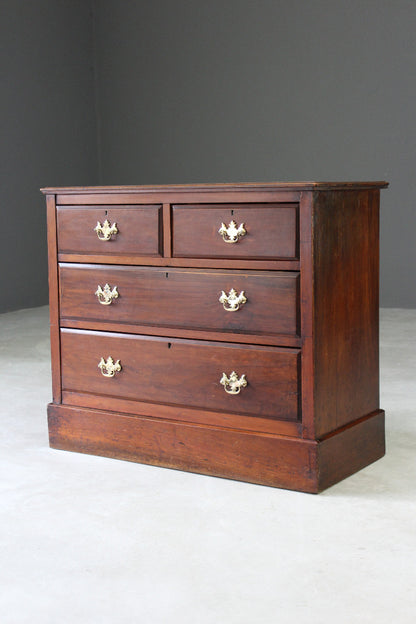 Walnut Small Chest of Drawers - Kernow Furniture