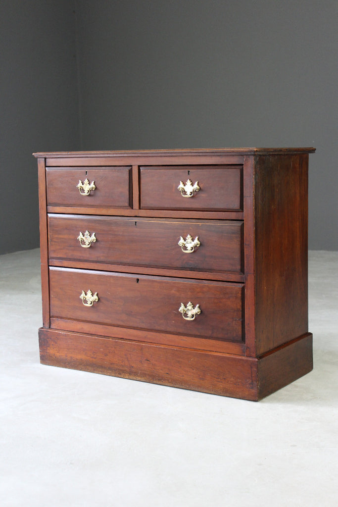 Walnut Small Chest of Drawers - Kernow Furniture