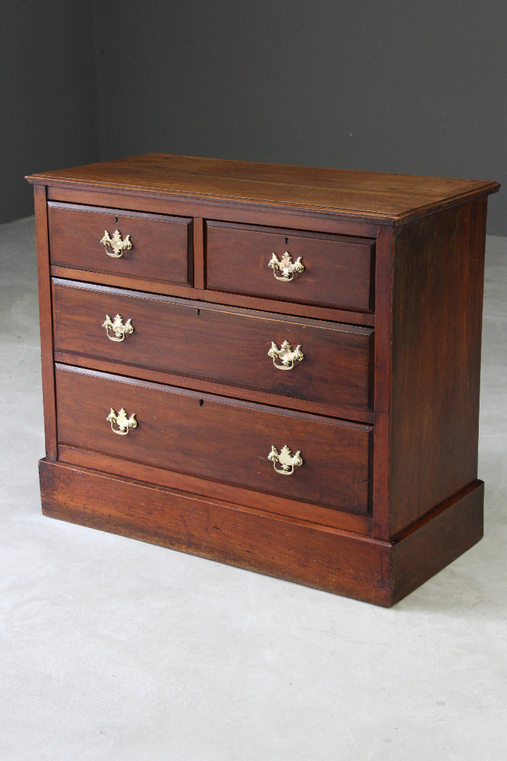 Walnut Small Chest of Drawers - Kernow Furniture