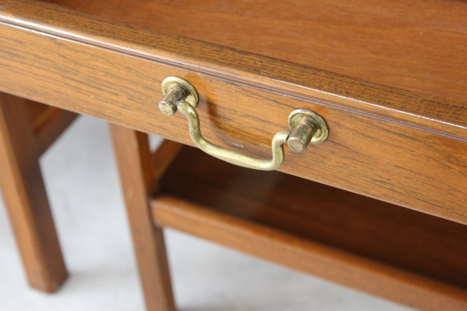 Pair Antique Style Bedside Tables - Kernow Furniture