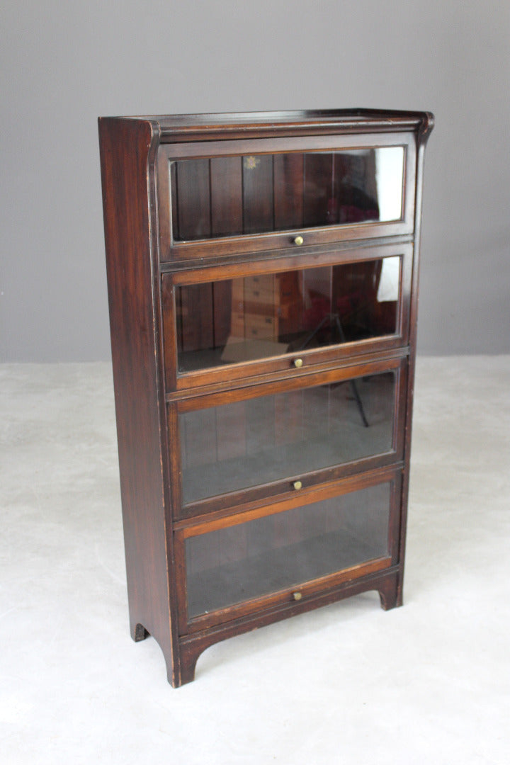 Kenrick & Jefferson Glazed Barristers Bookcase - Kernow Furniture