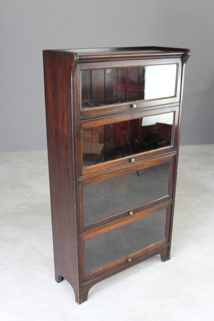 Kenrick & Jefferson Glazed Barristers Bookcase - Kernow Furniture