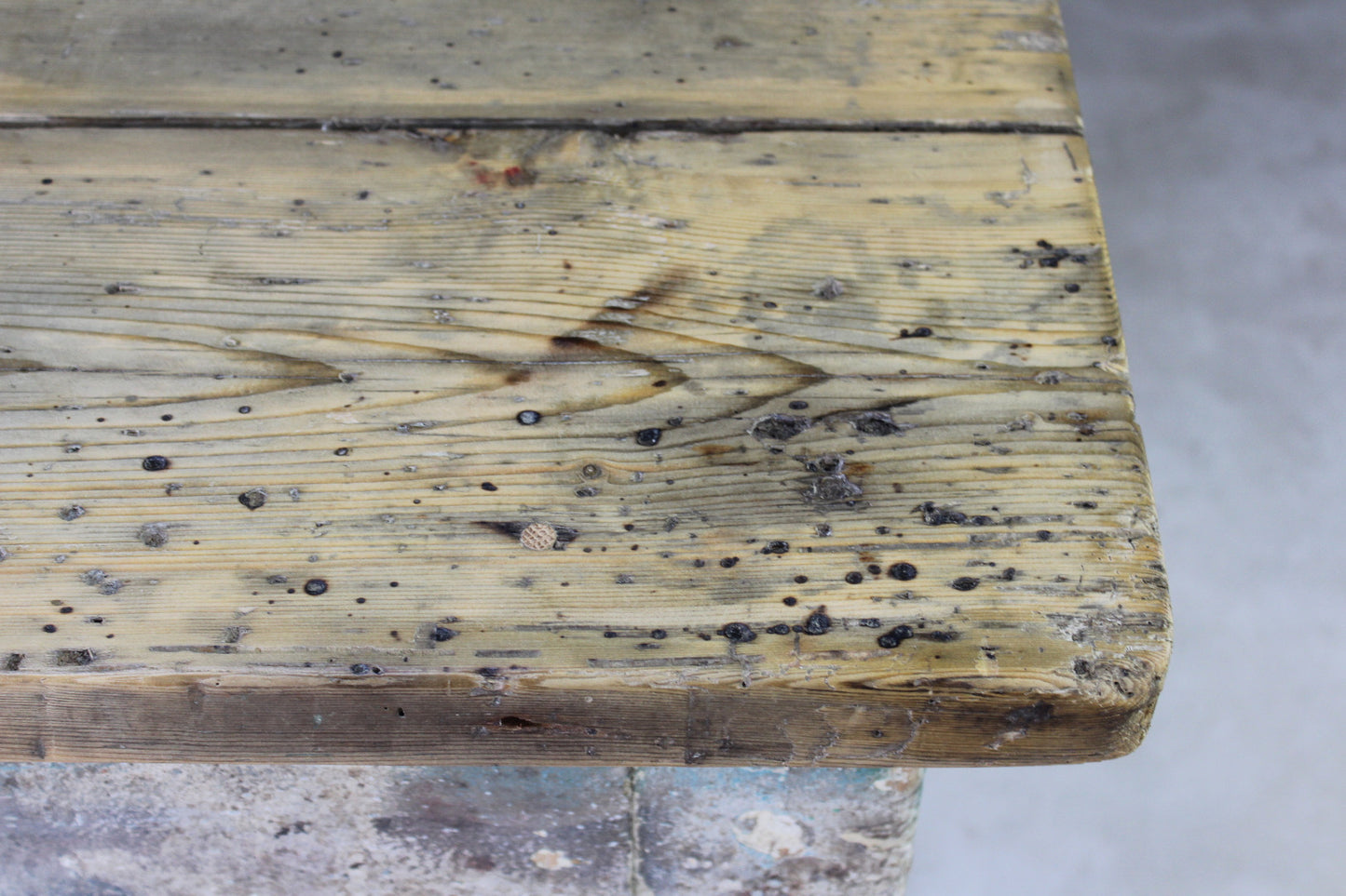 Large Victorian Pine Work Table - Kernow Furniture