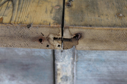 Large Victorian Pine Work Table - Kernow Furniture