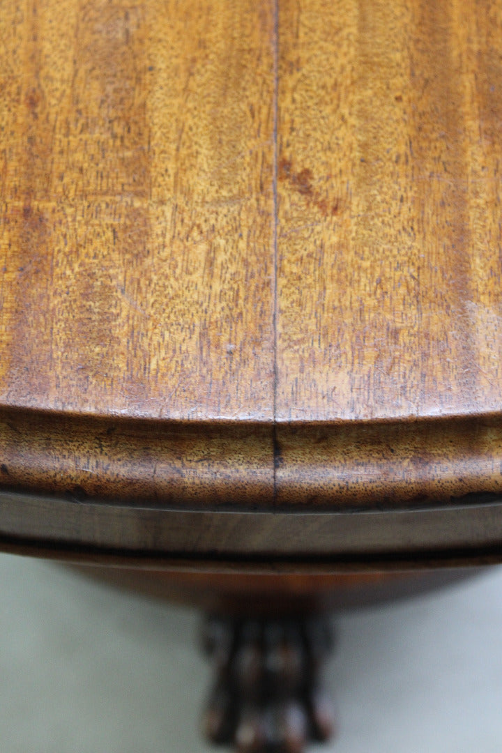 Victorian Round Mahogany Tilt Top Table - Kernow Furniture