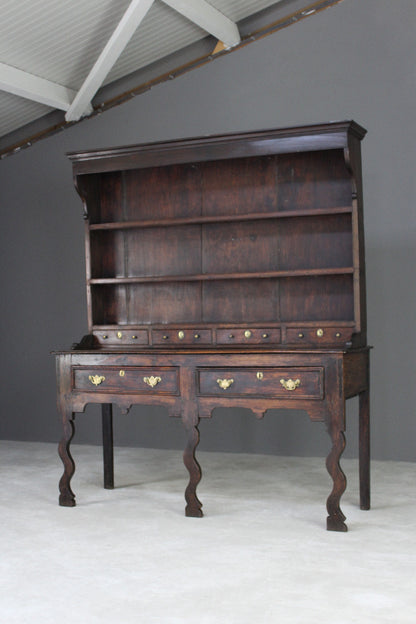 Antique Oak Kitchen Dresser - Kernow Furniture