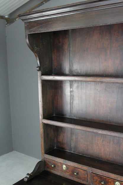 Antique Oak Kitchen Dresser - Kernow Furniture