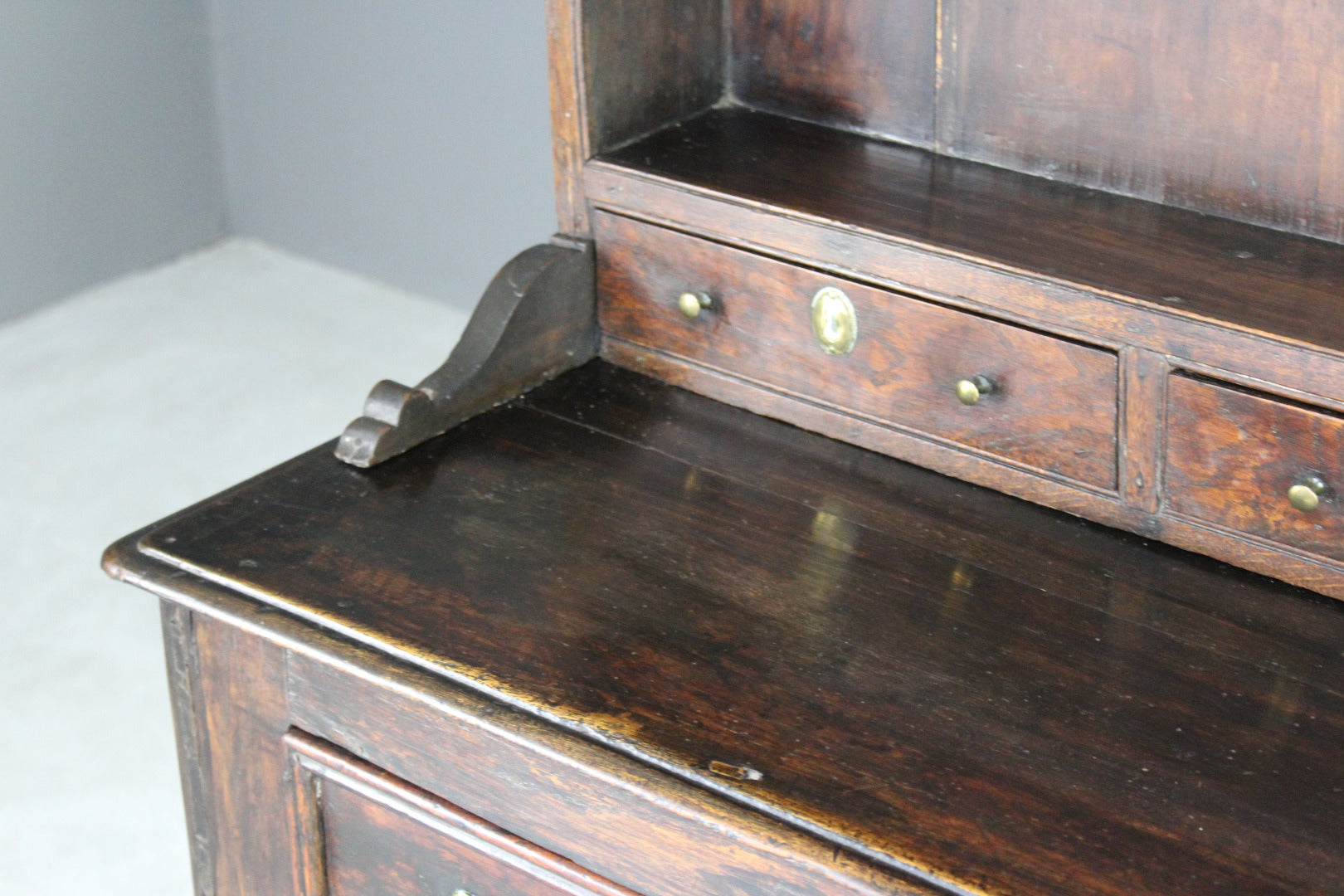 Antique Oak Kitchen Dresser - Kernow Furniture