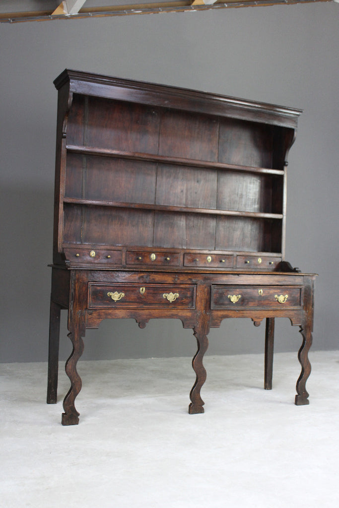 Antique Oak Kitchen Dresser - Kernow Furniture