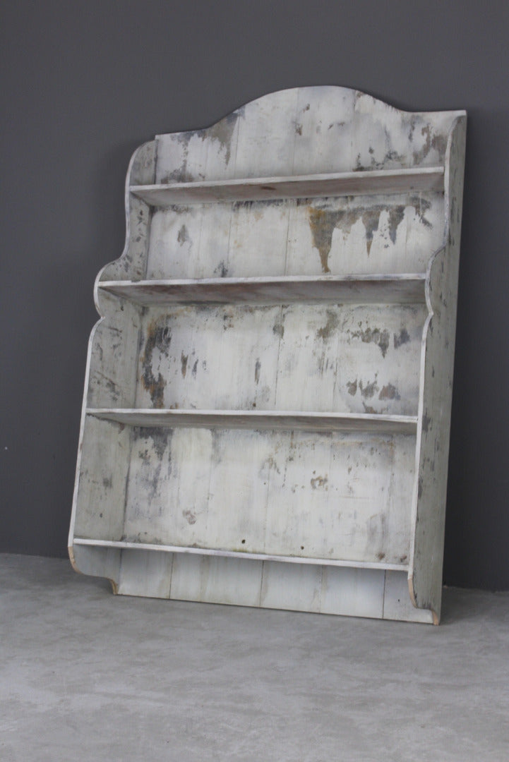 Painted Rustic Wall Mount Shelves - Kernow Furniture