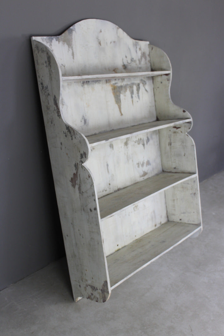 Painted Rustic Wall Mount Shelves - Kernow Furniture