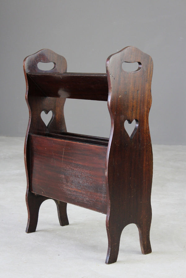 Liberty Style Mahogany Book Trough Mag Rack – Kernow Furniture