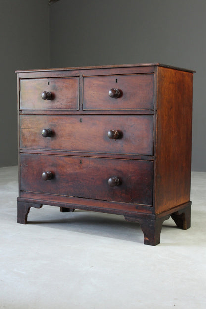 Georgian Mahogany Chest of Drawers - Kernow Furniture