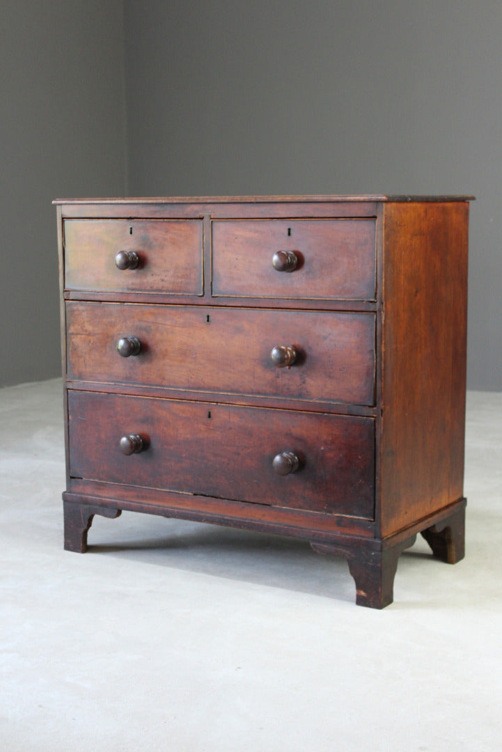 Georgian Mahogany Chest of Drawers - Kernow Furniture