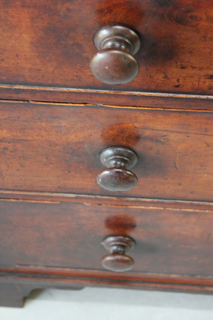 Georgian Mahogany Chest of Drawers - Kernow Furniture