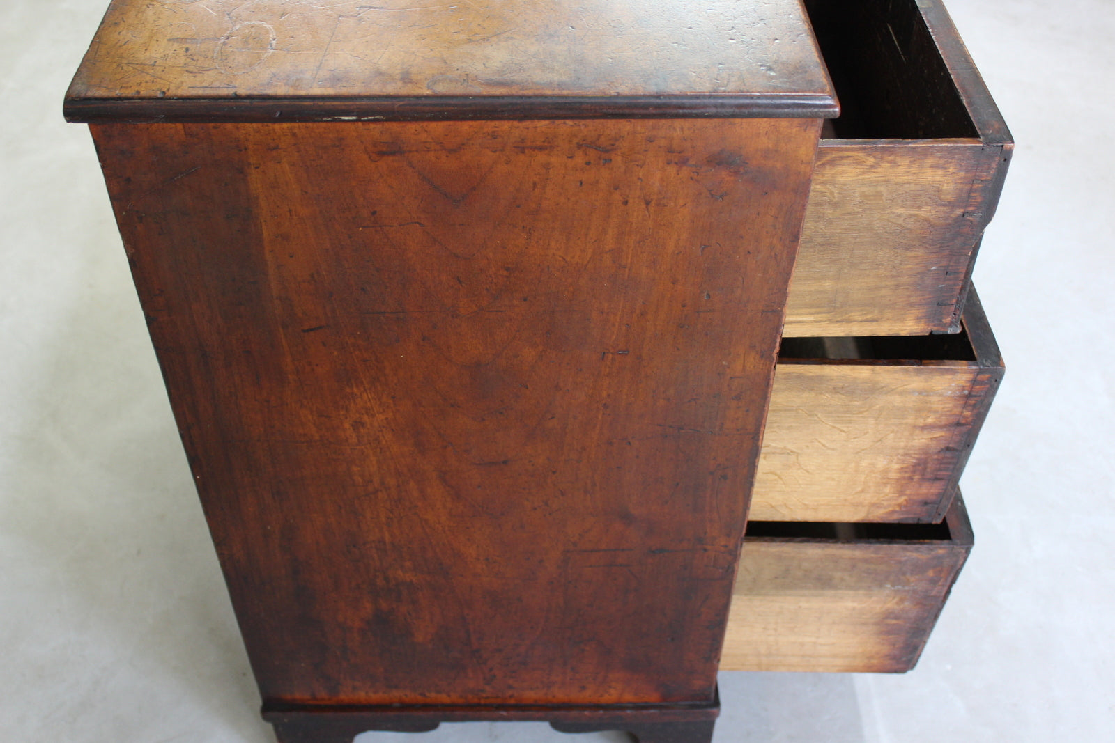 Georgian Mahogany Chest of Drawers - Kernow Furniture