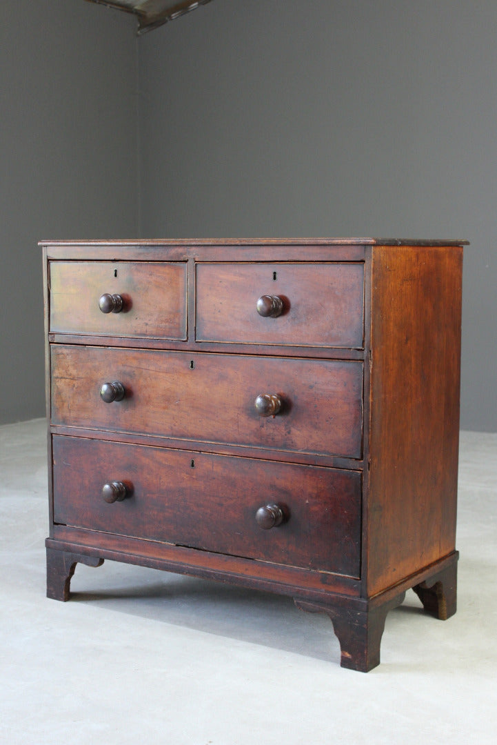 Georgian Mahogany Chest of Drawers - Kernow Furniture