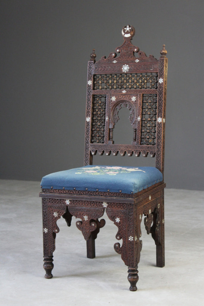 Liberty Style Moorish Side Chair - Kernow Furniture