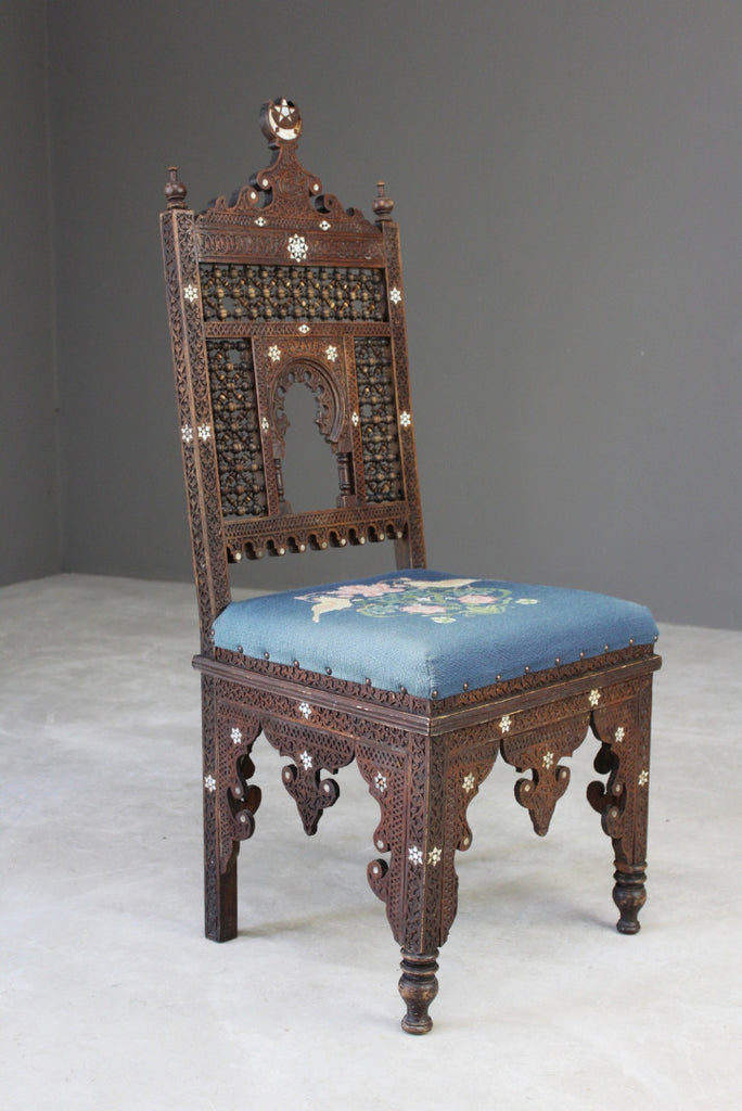 Liberty Style Moorish Side Chair - Kernow Furniture