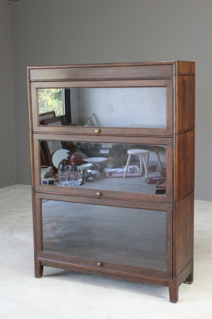 Vintage Glazed Sectional Bookcase - Kernow Furniture