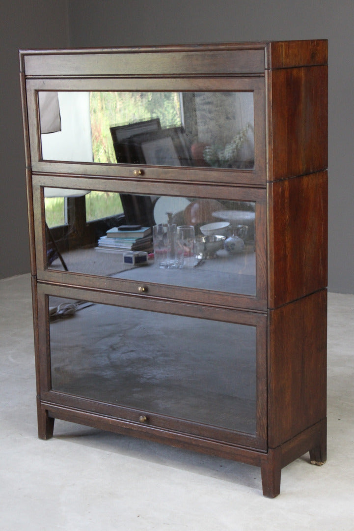 Vintage Glazed Sectional Bookcase - Kernow Furniture