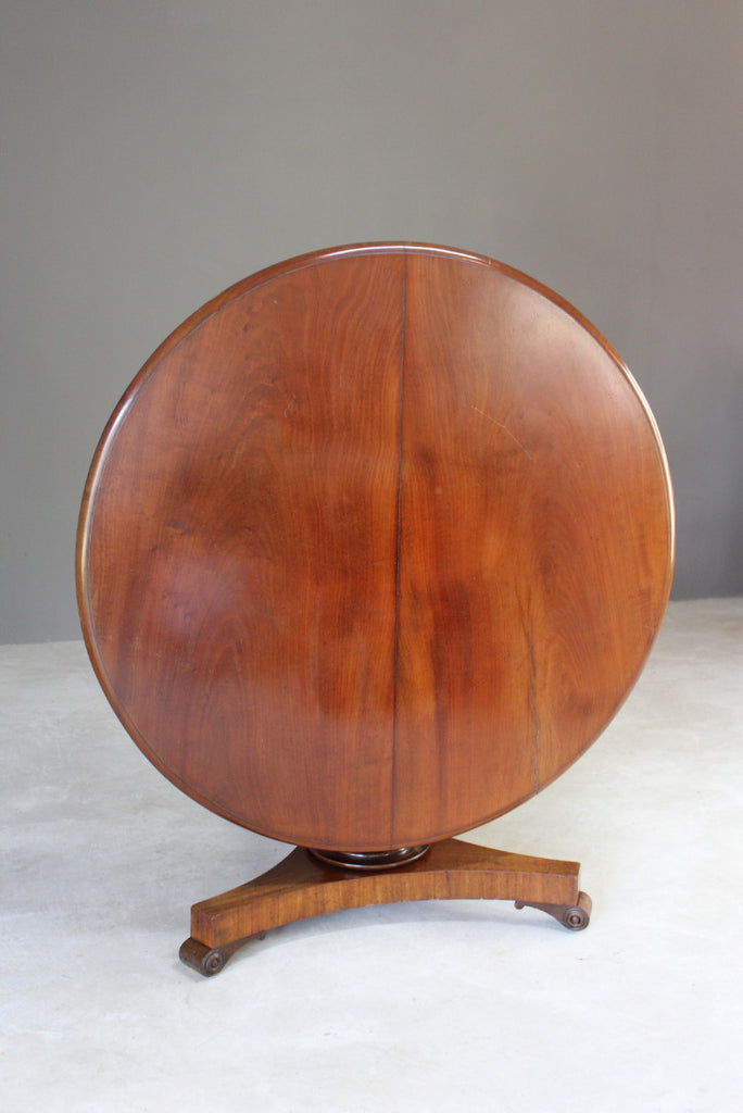 Antique Victorian Mahogany Tilt Top Table - Kernow Furniture