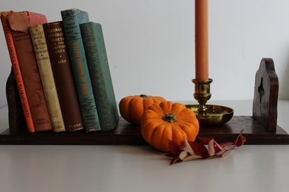 Vintage Oak Book Trough - Kernow Furniture