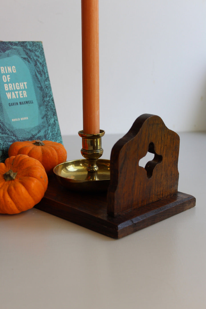 Vintage Oak Book Trough - Kernow Furniture