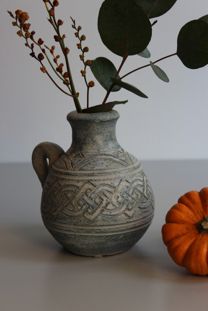 Celtic Style Pottery Jug - Kernow Furniture