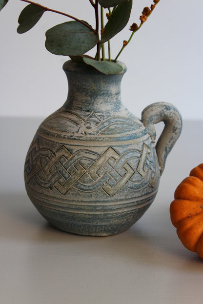 Celtic Style Pottery Jug - Kernow Furniture