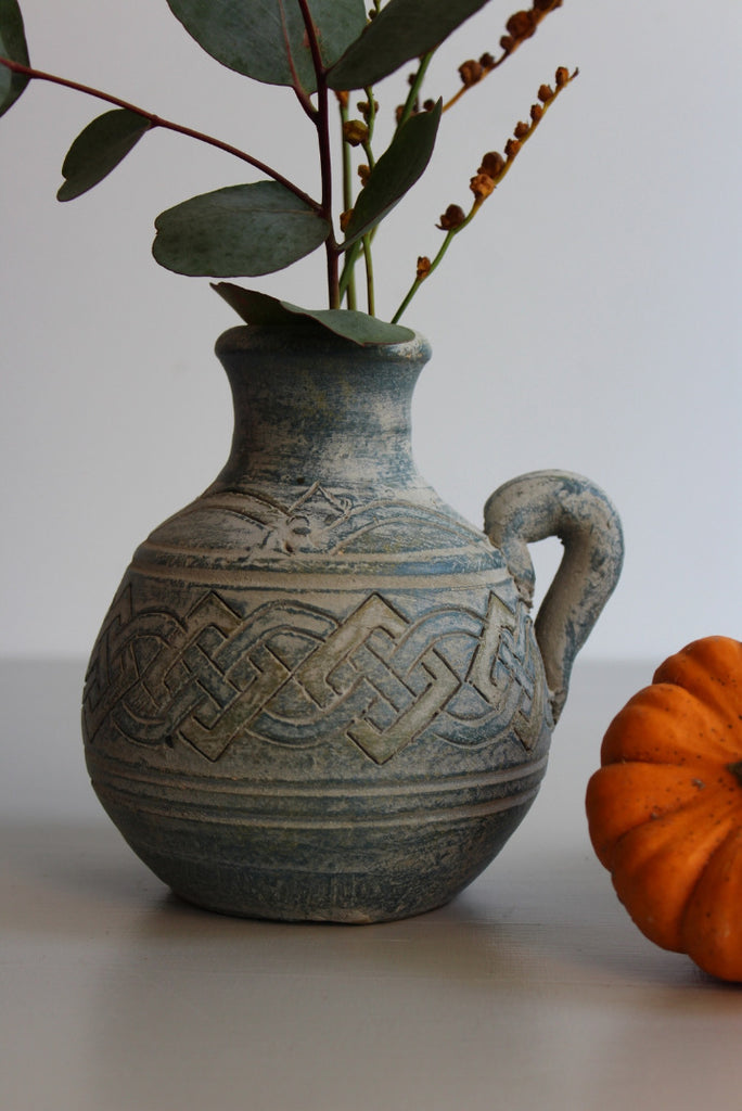 Celtic Style Pottery Jug - Kernow Furniture