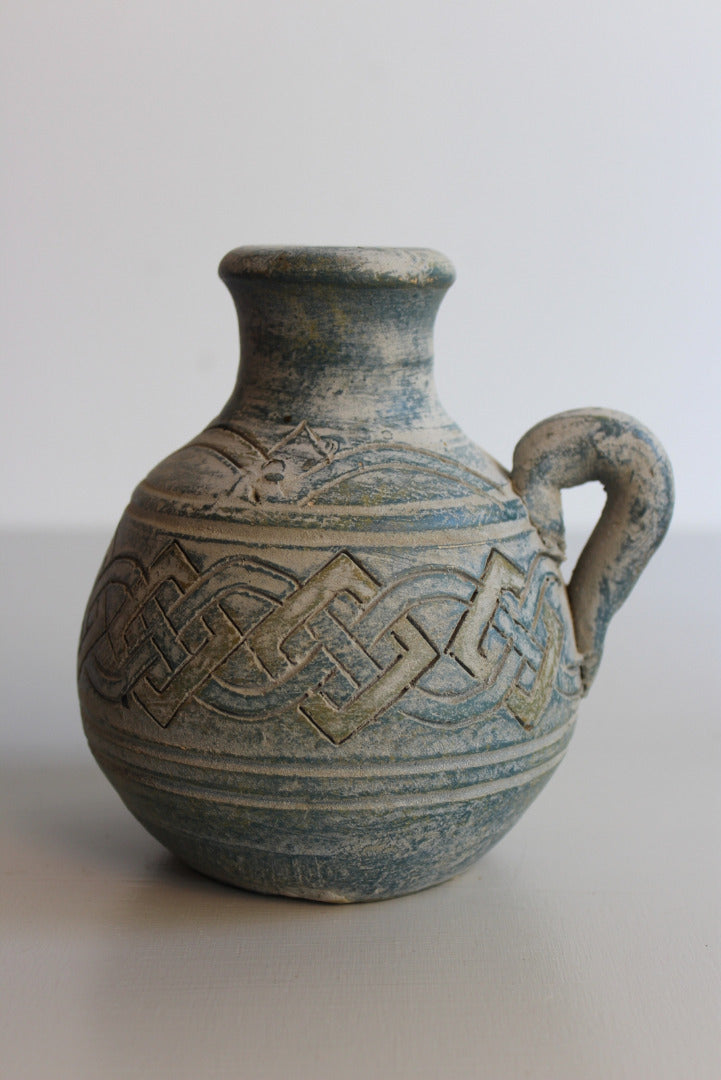 Celtic Style Pottery Jug - Kernow Furniture