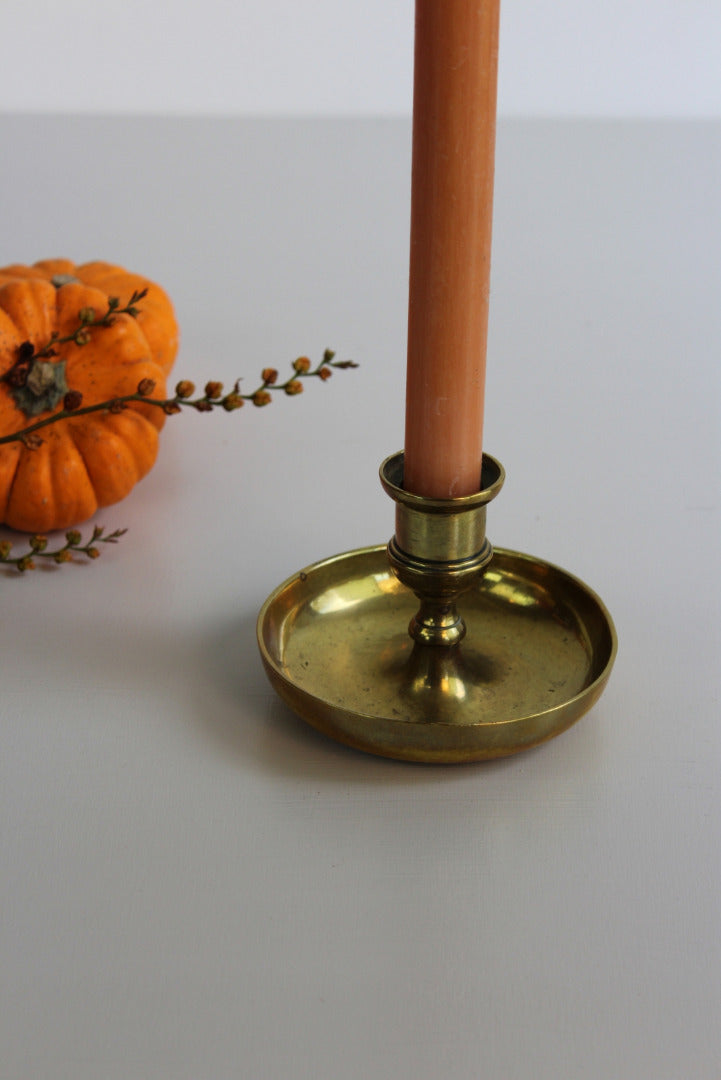 Solid Brass Candle Holder - Kernow Furniture