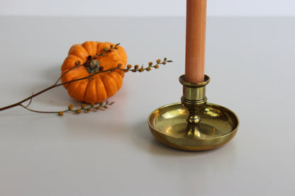 Solid Brass Candle Holder - Kernow Furniture