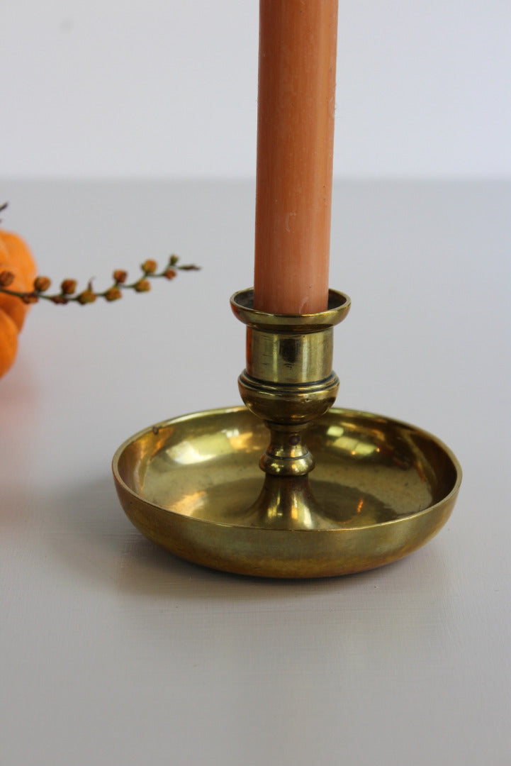 Solid Brass Candle Holder - Kernow Furniture