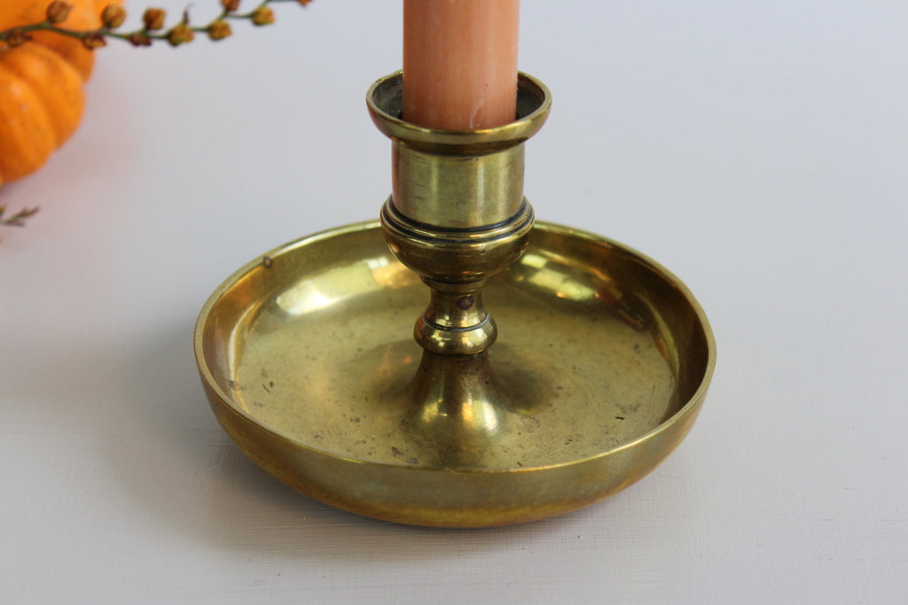 Solid Brass Candle Holder - Kernow Furniture