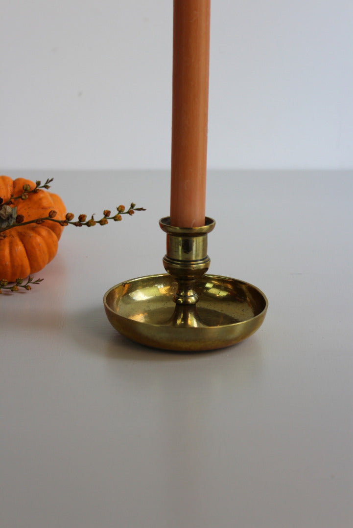 Solid Brass Candle Holder - Kernow Furniture