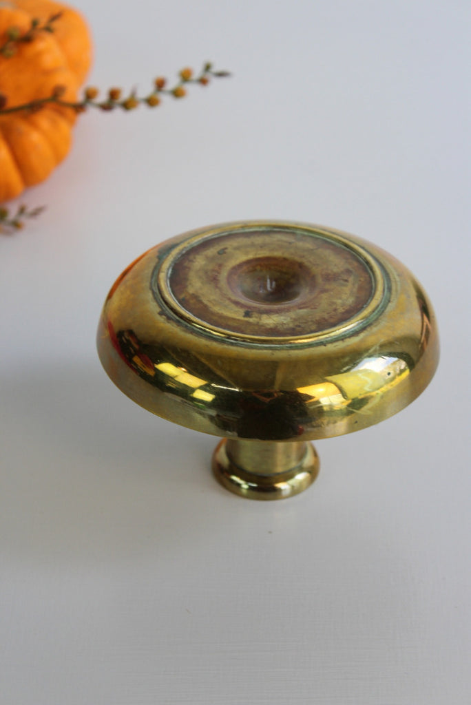 Solid Brass Candle Holder - Kernow Furniture