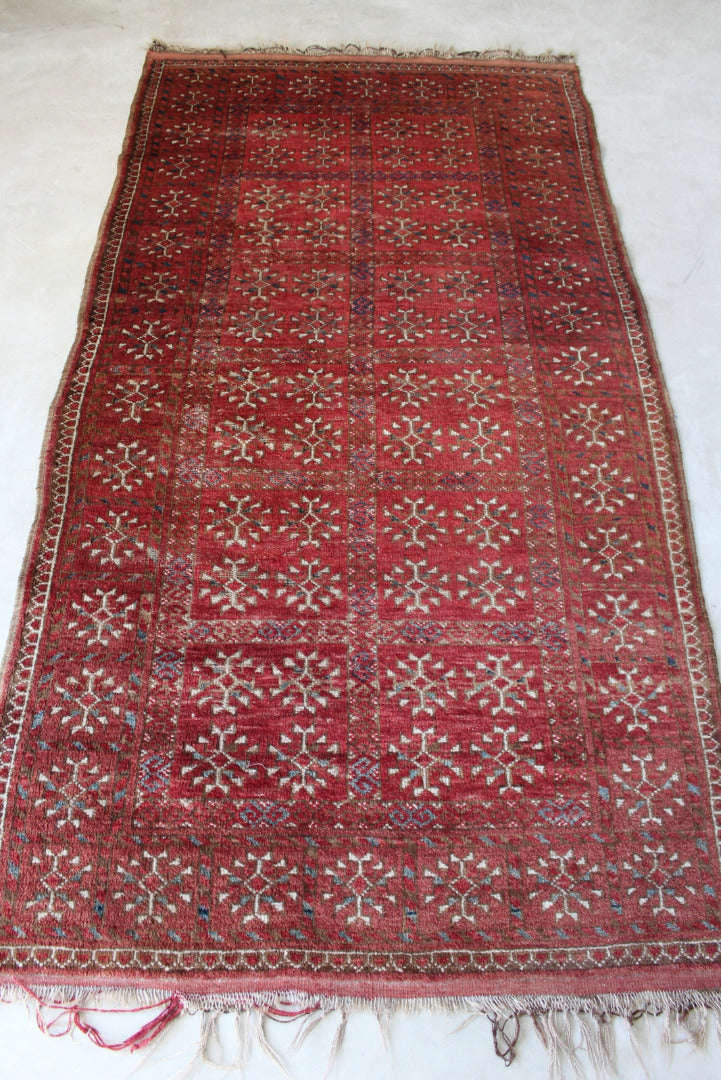 Dowlatabad Red Afghan Rug - Kernow Furniture